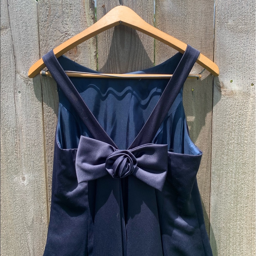 Brilliant Navy blue evening dress in size 12 - Picture 4 of 5
